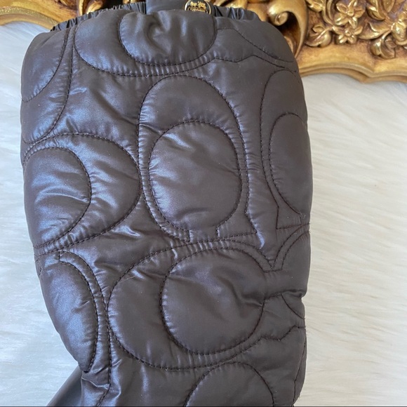 Coach Cantina Logo Wedge Moon Boots - Picture 13 of 14